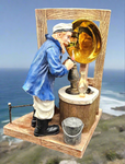 Old Salts Lighthouse Keeper Filling Oil Lamp