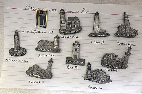 Massachusetts Lighthouse Pins