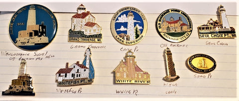 Michigan Lighthouse Pins – The Cape Cod Store