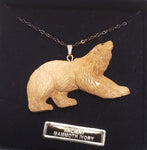 Polar Bear Ivory Pendant Necklace