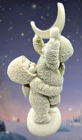 Snowbabies Reach For The Moon