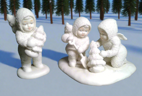 Snowbabies We'll Plant the Starry Pines