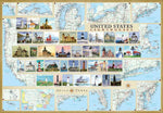 U. S. Lighthouses Map open