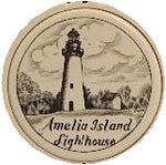Scrimshaw Amelia Island Lighthouse Magnet
