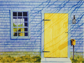 "Cat in the Window" by C Barry Hills