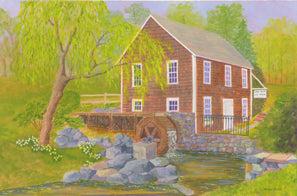 "Spring at the Mill" by C Barry Hills