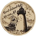 Scrimshaw Bird Island Lighthouse Magnet