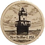 Scrimshaw Butler Flats Lighthouse Magnet