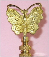 Fancy Butterfly Lamp Finial