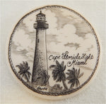 Scrimshaw Cape Florida Lighthouse Magnet