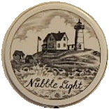 Scrimshaw Cape Neddick Lighthouse Magnet