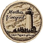Scrimshaw Cape Poge Lighthouse Magnet