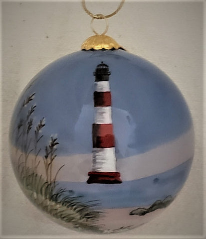 Morris Island, SC Lighthouse Ornament by Marsha York