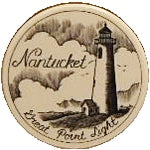 Scrimshaw Great Point Lighthouse Magnet