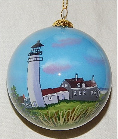 Highland (Cape Cod), MA Lighthouse Ornament by Marsha York