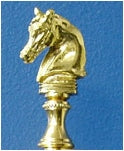 Horse Head Lamp Finial
