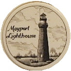 Scrimshaw Mayport Lighthouse Magnet