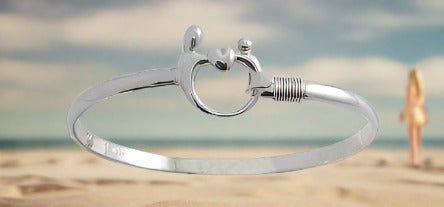 Mother and Child Bangle Bracelet