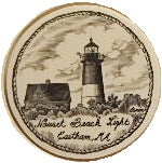 Scrimshaw Nauset Beach Lighthouse magnet