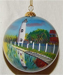 Ocracoke, NC Lighthouse Ornament by Marsha York