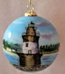 Orient Point, NY Lighthouse Ornament by Marsha York