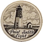 Scrimshaw Point Judith Lighthouse Magnet