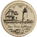 Scrimshaw Race Point Lighthouse Magnet