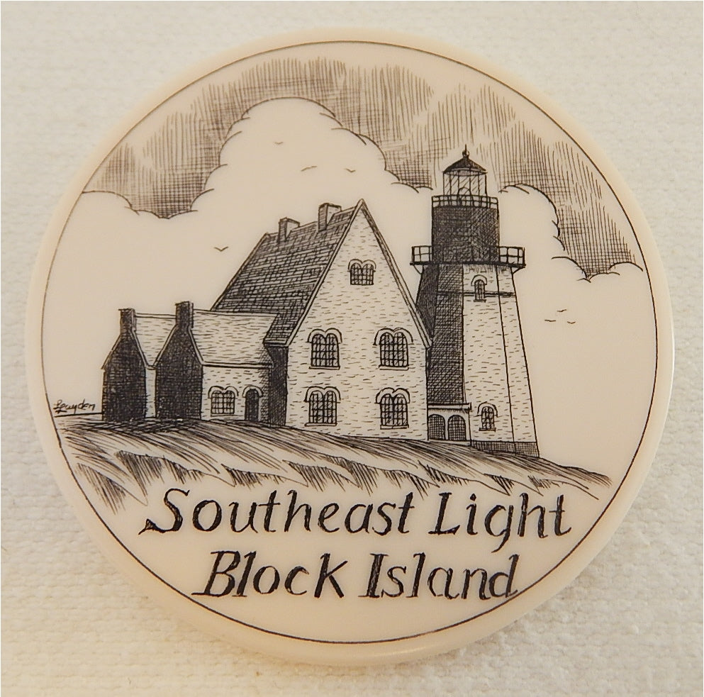 Scrimshaw SE Block Island Lighthouse Magnet – The Cape Cod Store