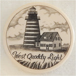 Scrimshaw West Quoddy Lighthouse Magnet